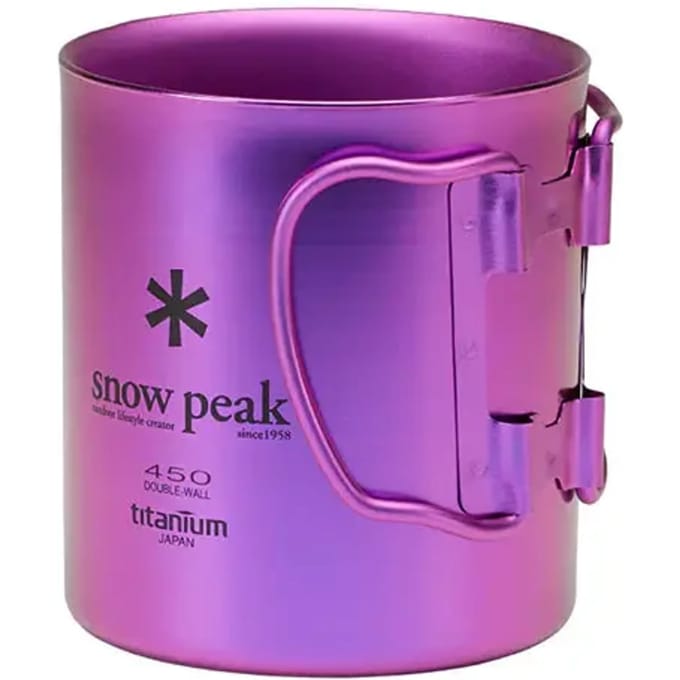 Dubbelwandige titanium mok Snow Peak 450