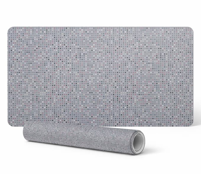 Bureauonderlegger voor toetsenbord en accessoires, stippenmozaïek, 100x50 cm