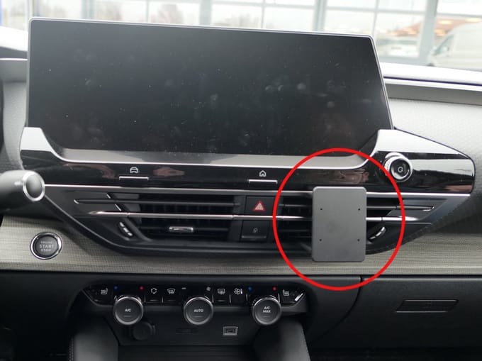 Brodit ProClip houder geschikt voor Citroën C5 X 2023 - Center mount