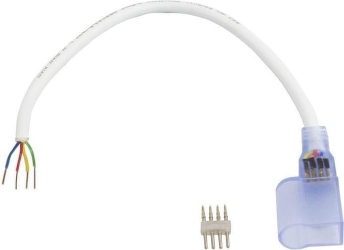 LED NEON flex - RGB connector kabel