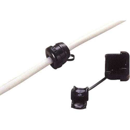 TRU COMPONENTS TC-SRR7R1203 Trekontlasting Klem-Ø (max.) 10.5 mm Plaatdikte (max.) 1.6 mm Polyamide Zwart 100 stuk(s)
