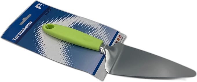 Taartschep - Vlaaien - Quiches Schep - RVS - 25cm - Lime Groen