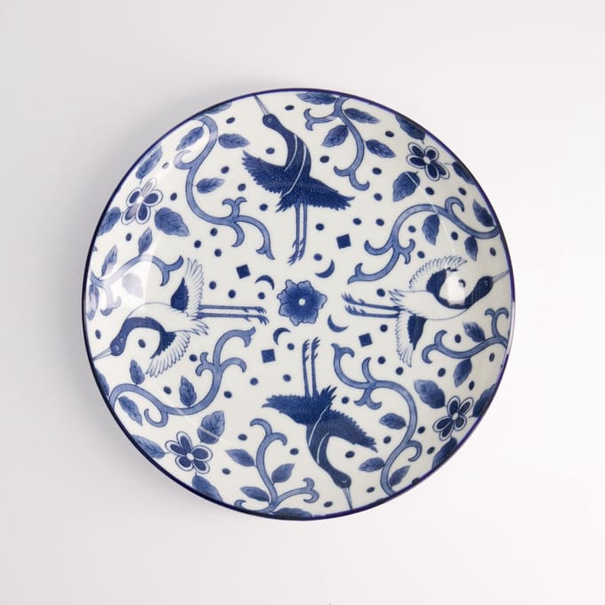 Tokyo Design Studio - Tokyo Blue Maizuru Bord - Rond - 21,5 x 3,4 cm