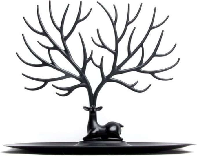 Ring en accessoire houder hert - Qualy