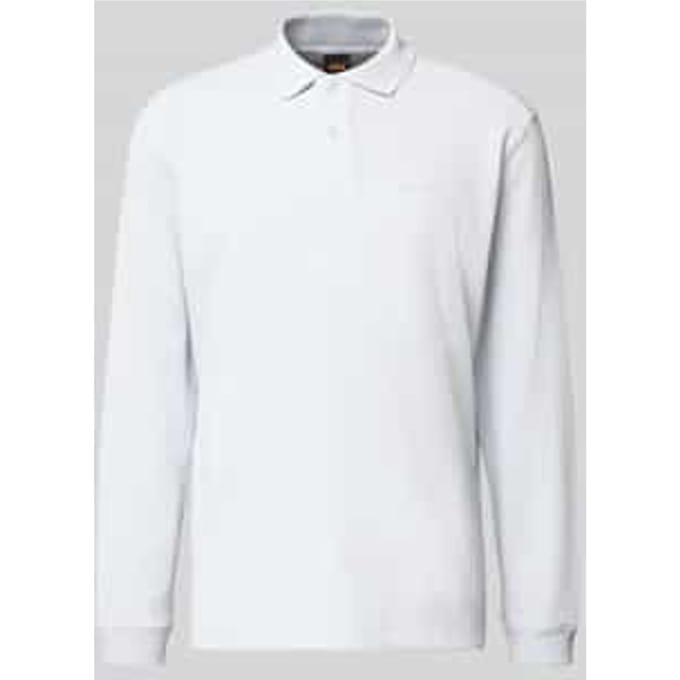 Regular fit poloshirt van katoenmix, model 'PETEMPESTOLONG'