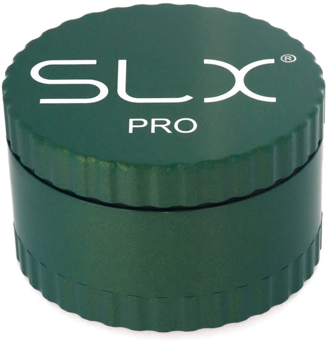 SLX Pro Grinder Aluminium Non Sticky 62 mm, Leaf Green