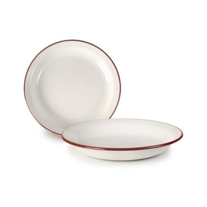 IBILI 908022 Assiette, PEBD, Blanc, 22 cm, 22 x 22 x 4 cm