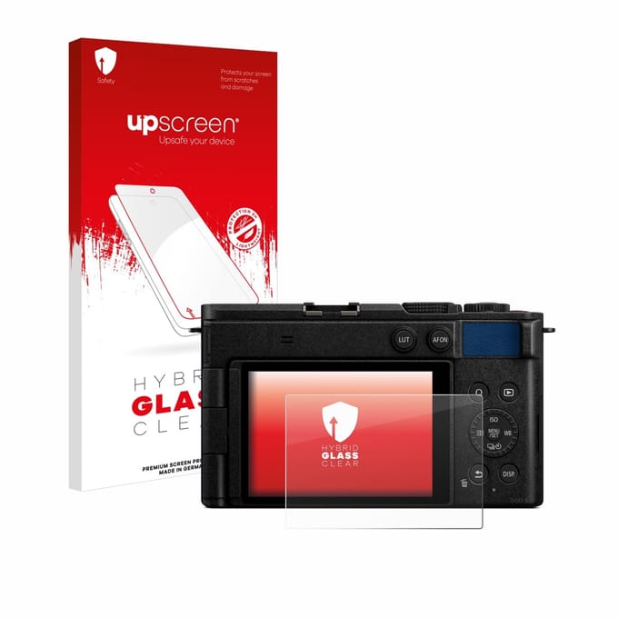 upscreen - Screenprotector voor Panasonic Lumix DC-S9 - Folie Beschermfolie Beschermglas transparant