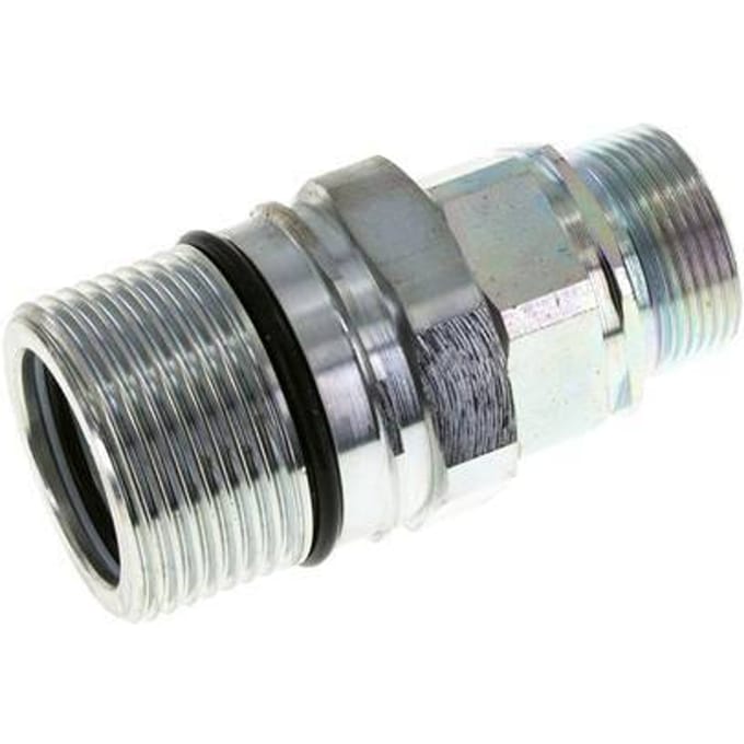 Stalen DN 25 Hydraulische Koppeling Snelkoppeling 25 mm S Knelring ISO 8434-1 D M48 x 3