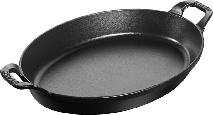 Staub Schaal - Stapelbaar - Ovaal - 32 cm - Zwart