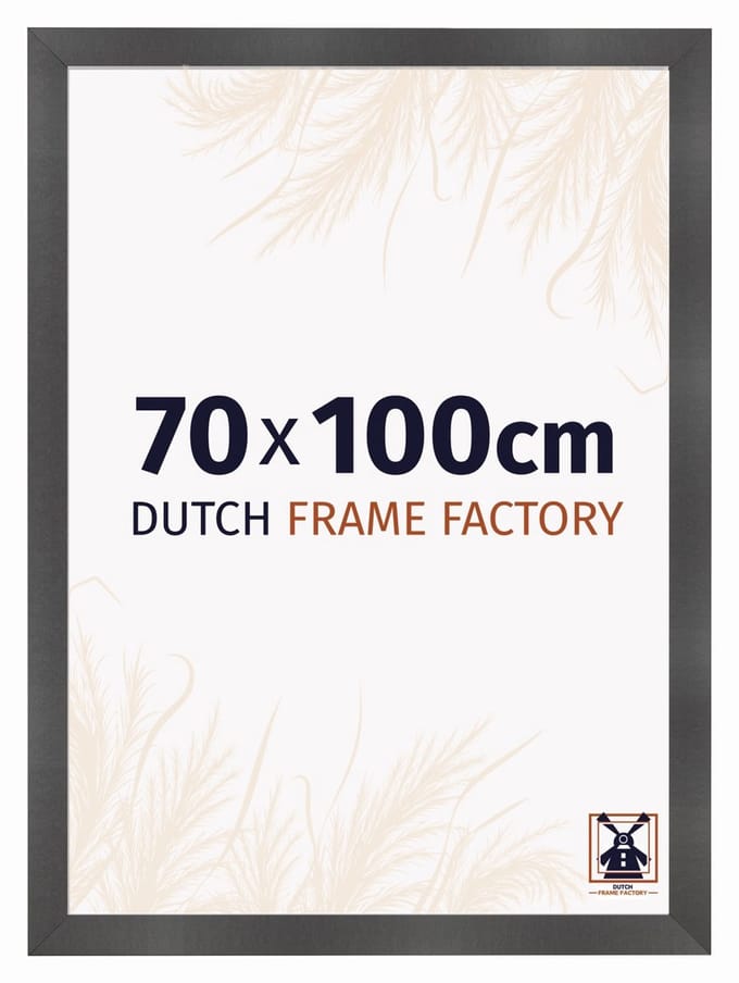 Fotolijst 70x100 cm - MDF - Zwart Mat - Praag