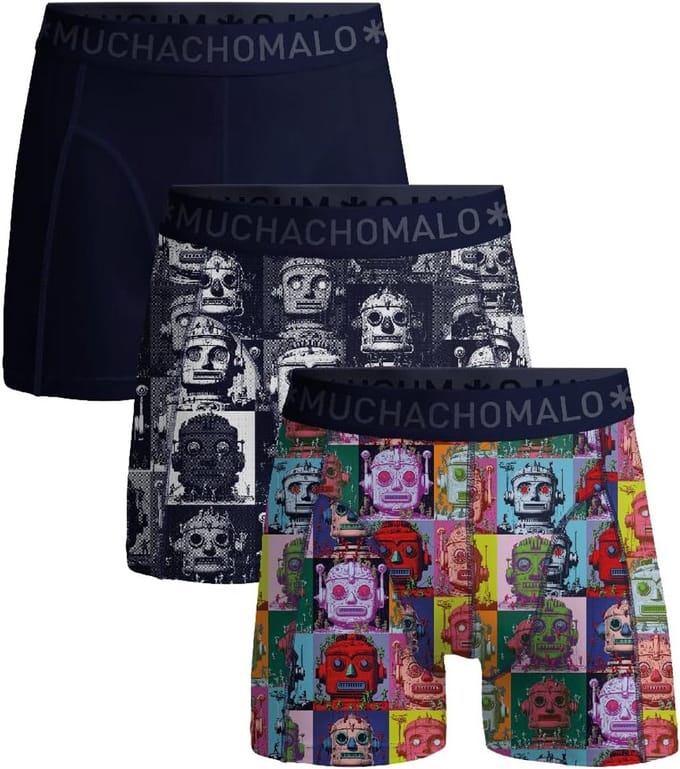 Heren Boxershorts Katoen 3-Pack Comfortabele Sluiting Regular Fit Ondergoed