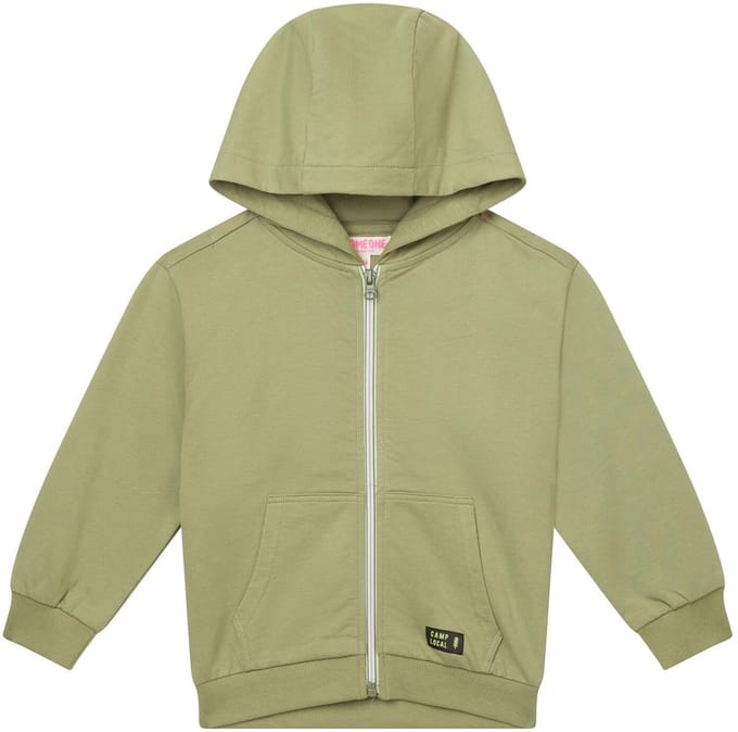 Someone - Jongens sweater - Maat 128 - Jongens - Khaki -