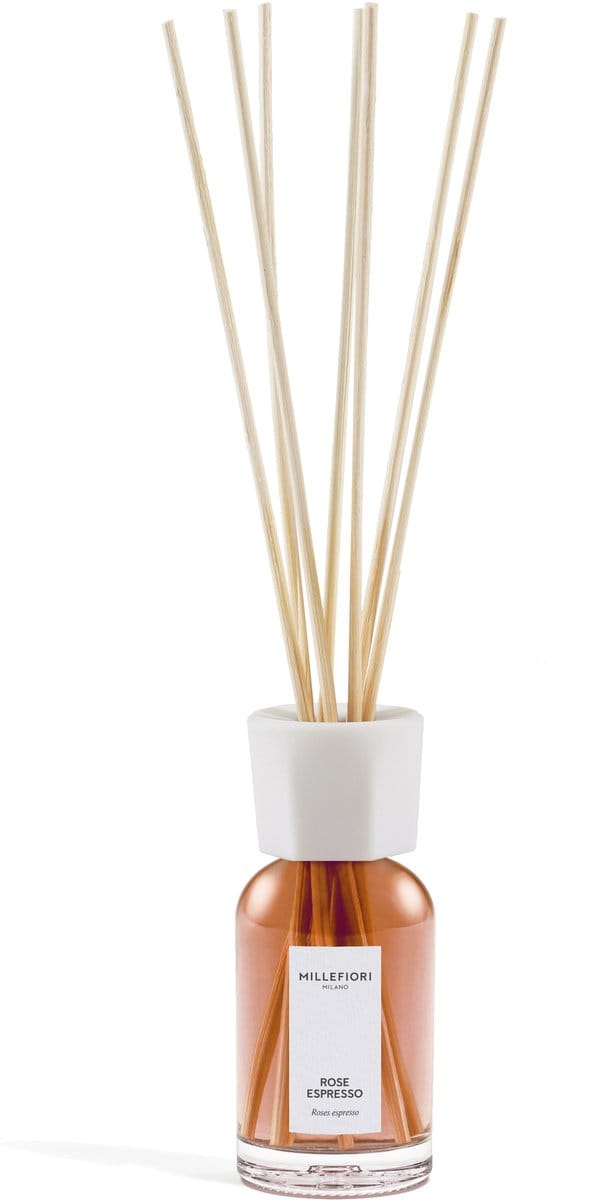 Millefiori Milano - Geurstokjes 100 ml - Rose Espresso - 2 tot 3 maanden