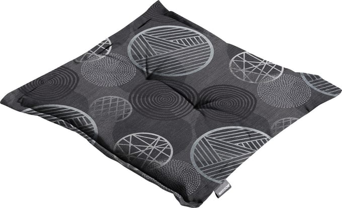 Madison - Zitkussen - Universeel - 50x50 cm - Circle Grey - Hocker -  Grijs