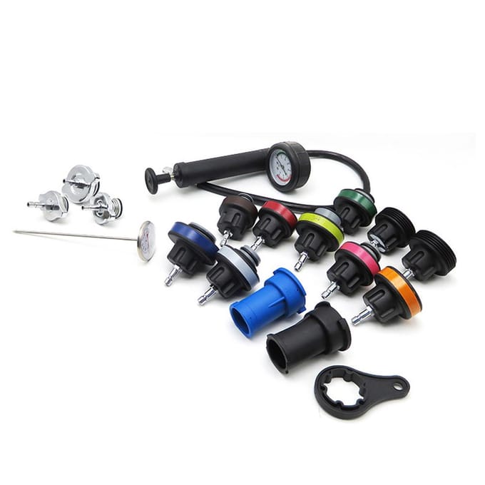 18 stuks radiator lekdetector auto koelsysteem tester auto reparatie veelkleurig