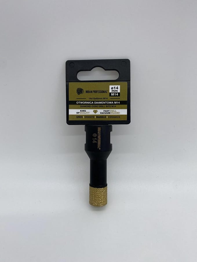 Indian Professional - Diamantboorkroon - M14 14mm - Sneldrogend Boren - Keramiek en Gres