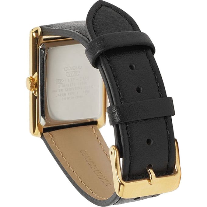 Casio Casio Collection LTP-B165GL-2BVEF Horloge - Leer - Zwart - Ø 21 mm