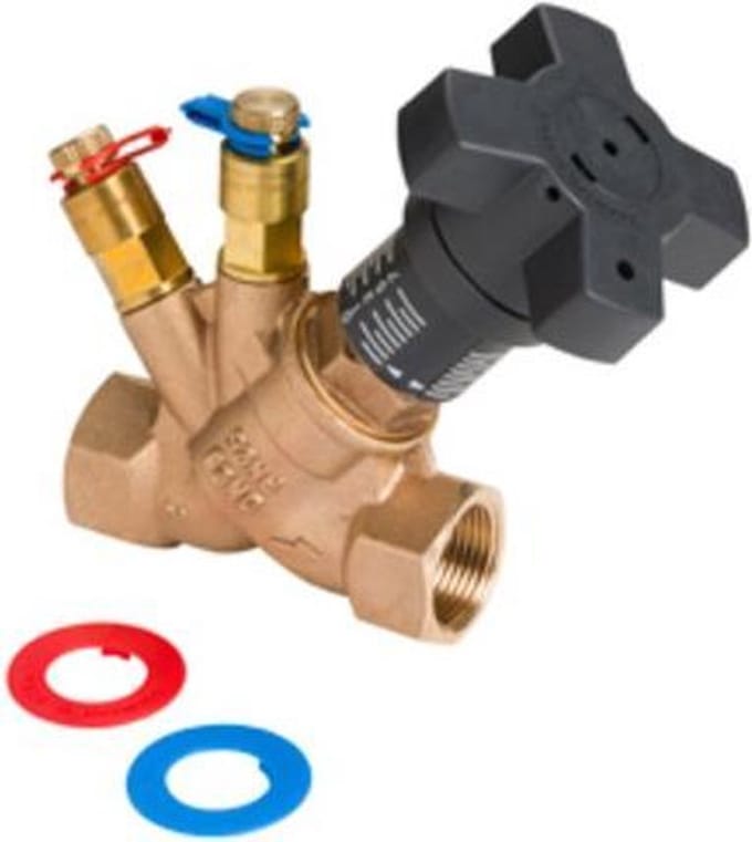 Komfort VTR stranginregelafsluiter 1 1/4" PN25 DN32 meetafsl. + vul/aftapkraan