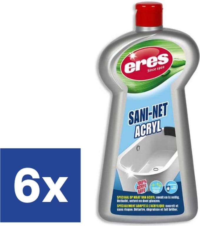 Eres Sani-Net Acryl Badkamer reiniger - 6 x 750 ml