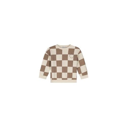 Prénatal baby sweater Light Mud Brown 68 heren