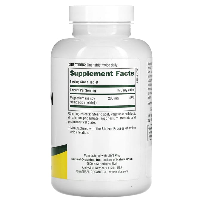 Magnesium, 200mg, 180 Tabletten