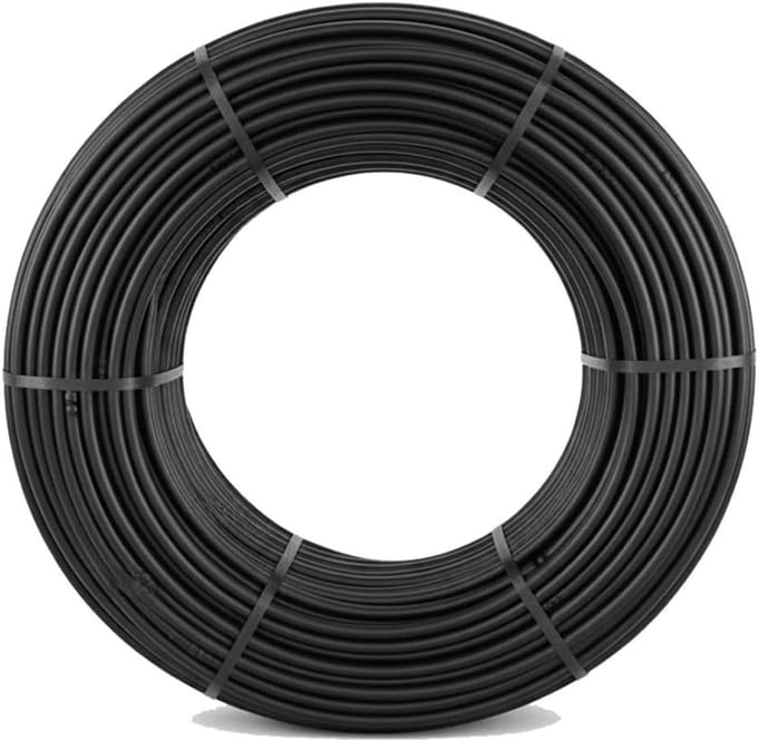 Druppelslang - Irrigatieslang - Tuin Besproeien - Geïntegreerde druppels - 100 meter - Zwart