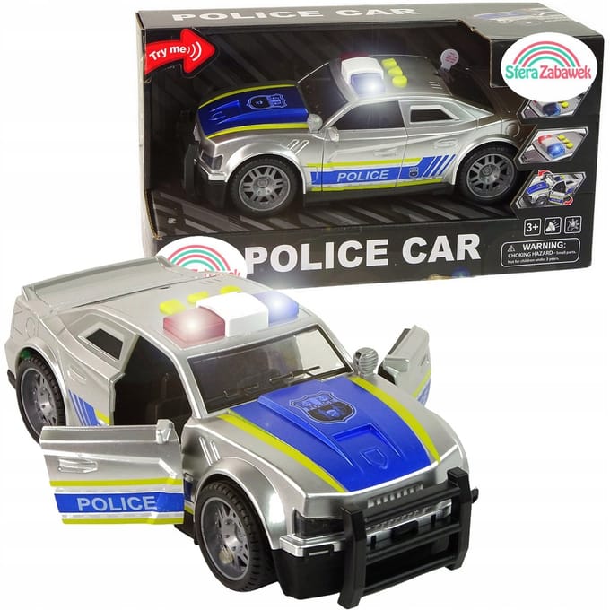 Politiewagen 1:14 met Licht & Geluid, Openende Deuren