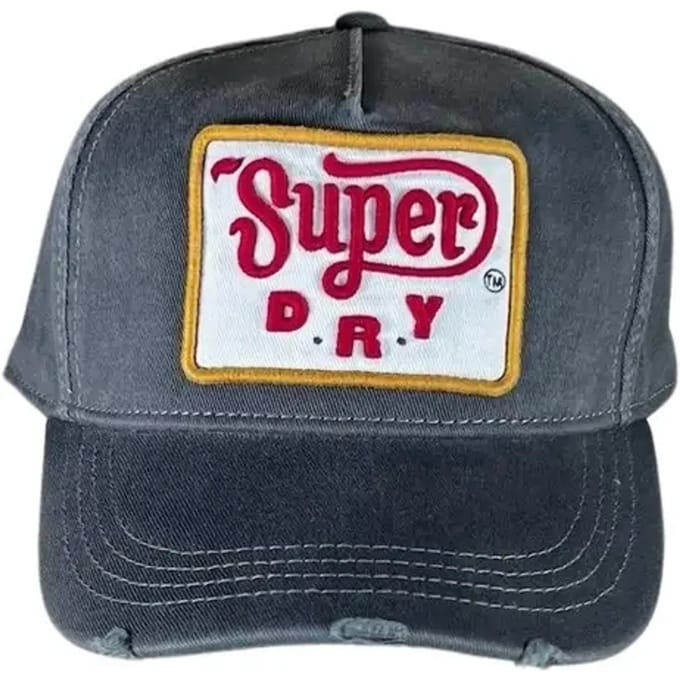 Superdry Graphic Truckercap Zwart