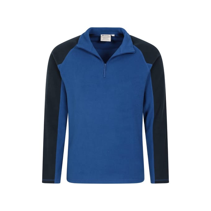 Mountain Warehouse Heren Ashbourne II Half Zip Fleece Top (Kobalt)