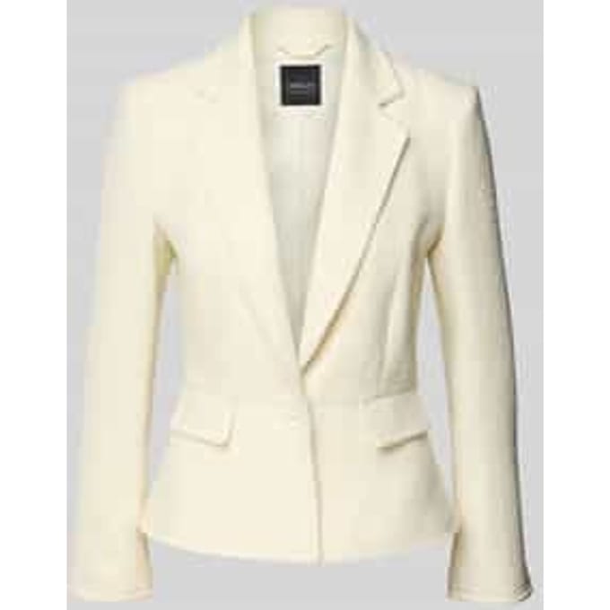 Slim fit blazer met reverskraag en klepzakken