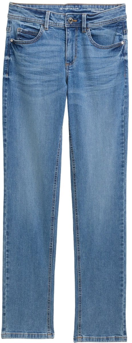Tom Tailor - TTALEXA STRAIGHT-jeans - Maat 26/30 - light stone bright blue denim