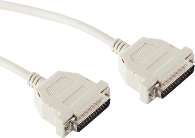Seriële RS232 kabel 25-pins SUB-D (m) - 25-pins SUB-D (m) - 7 meter