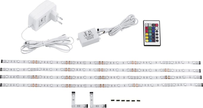 EGLO STREPEN SET FLEX 4X600 RGB 312LM MET AFSTANDSBEDIENING B.