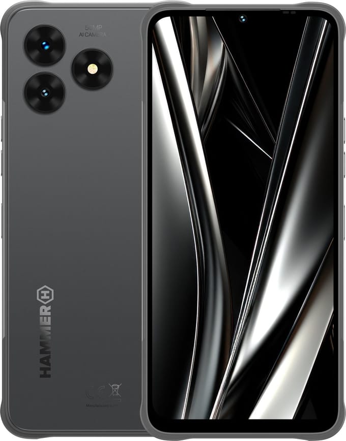 Hammer Blade Va 5G - 5G- Android 14 - IP69 - handschoenmodus - 6.56"scherm