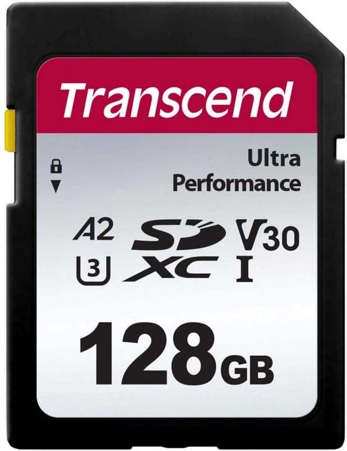 Transcend TS64GSDC340S SDXC-kaart 128 GB A1 Application Performance Class, A2 Application Performance Class, v30 Video Speed Class, UHS-Class 3
