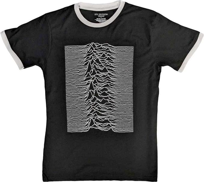 Joy Division - Unknown Pleasures Heren T-shirt - M - Zwart