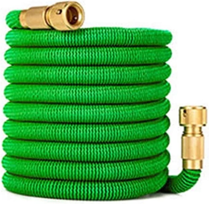 Tuinslang Uitbreidbaar - Flexibele Waterslang - Tuin Besproeien - Anti-Knik Constructie - 25FT - Groen