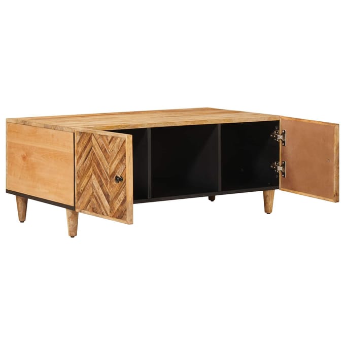 vidaXL - Salontafel - Bruin - 100 - x - 54 - x - 40 - cm - Massief - Mango - Hout