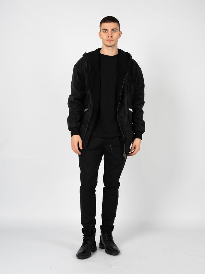 La Haine Inside Us jas LM077 Mannen zwart