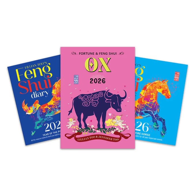 Boeken Set van 3, Horoscoopboek Os/Ox, Almanac en Diary 2026