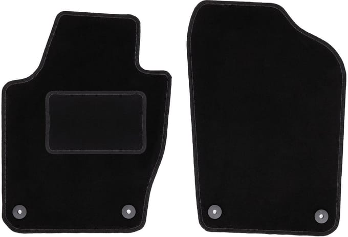 Voormatten zwart voor: Volkswagen Polo V hatchback (2009-2017)
