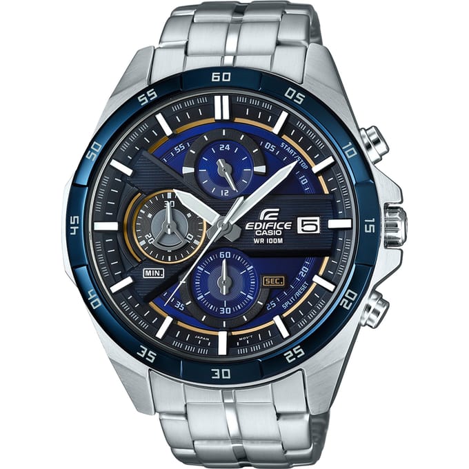 Casio Edifice Classic EFR-556DB-2AVUEF Herenhorloge 50 mm - Zilverkleurig