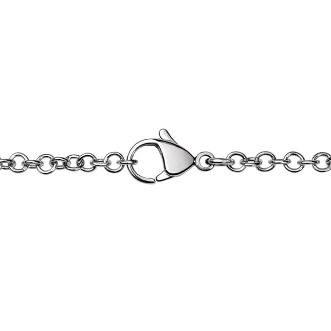 Quiges Verstelbare Jasseron Ketting met Karabijnsluiting voor Hangers - RVS - Dames - 70cm - EPK057