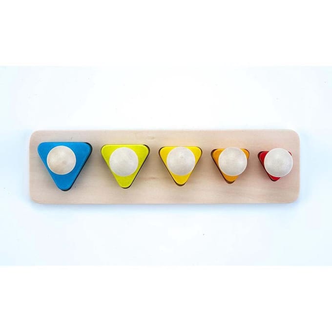 Engelhart Leerspel Kleuren En Driehoekige Vormen 29 Cm