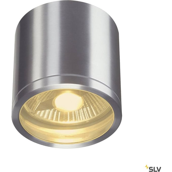SLV Rox buiten plafondlamp aluminium Ø 12,5cm