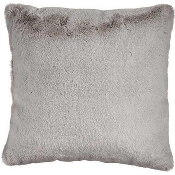 Kussen - Synthetisch - Grijs - 40 x 40 cm - Zachte textuur - Hedendaags design grijs
