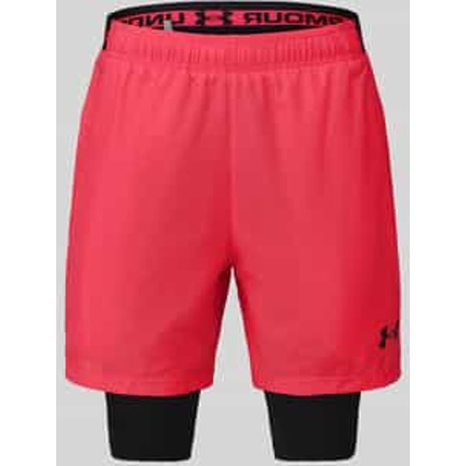 relaxed fit sportshorts in dubbele-laagjeslook