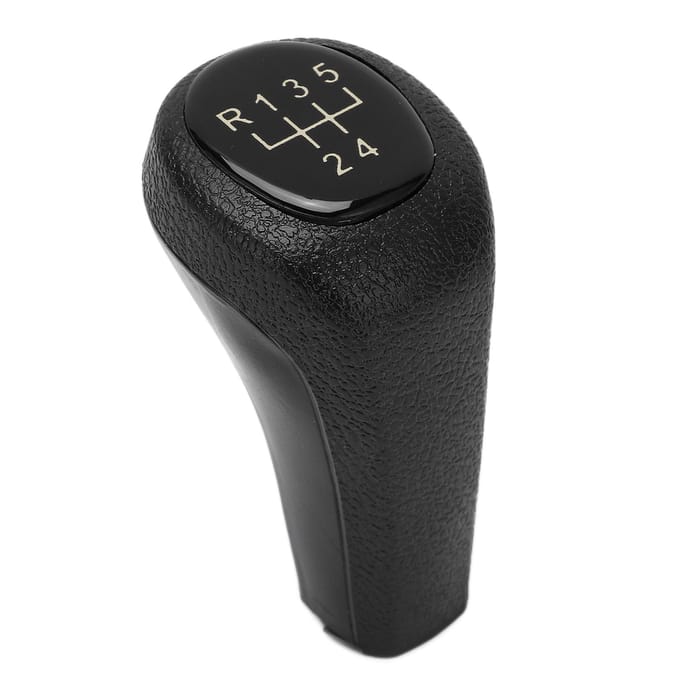 Korte Schakelknop Handgeschakeld 5 Versnellingen Leer Auto Versnellingspook Vervanging voor E46 3 Serie black
