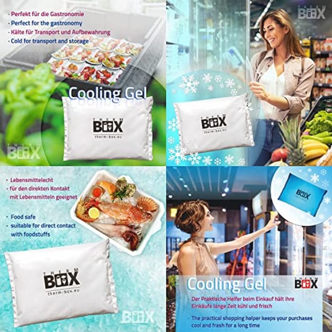 Professionele Isolatiebox voor Voedseltransport, Diverse Maten, Herbruikbaar en Met Koelpad